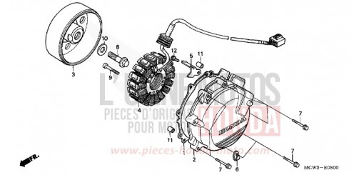 GENERATRICE VFR800A3 de 2003